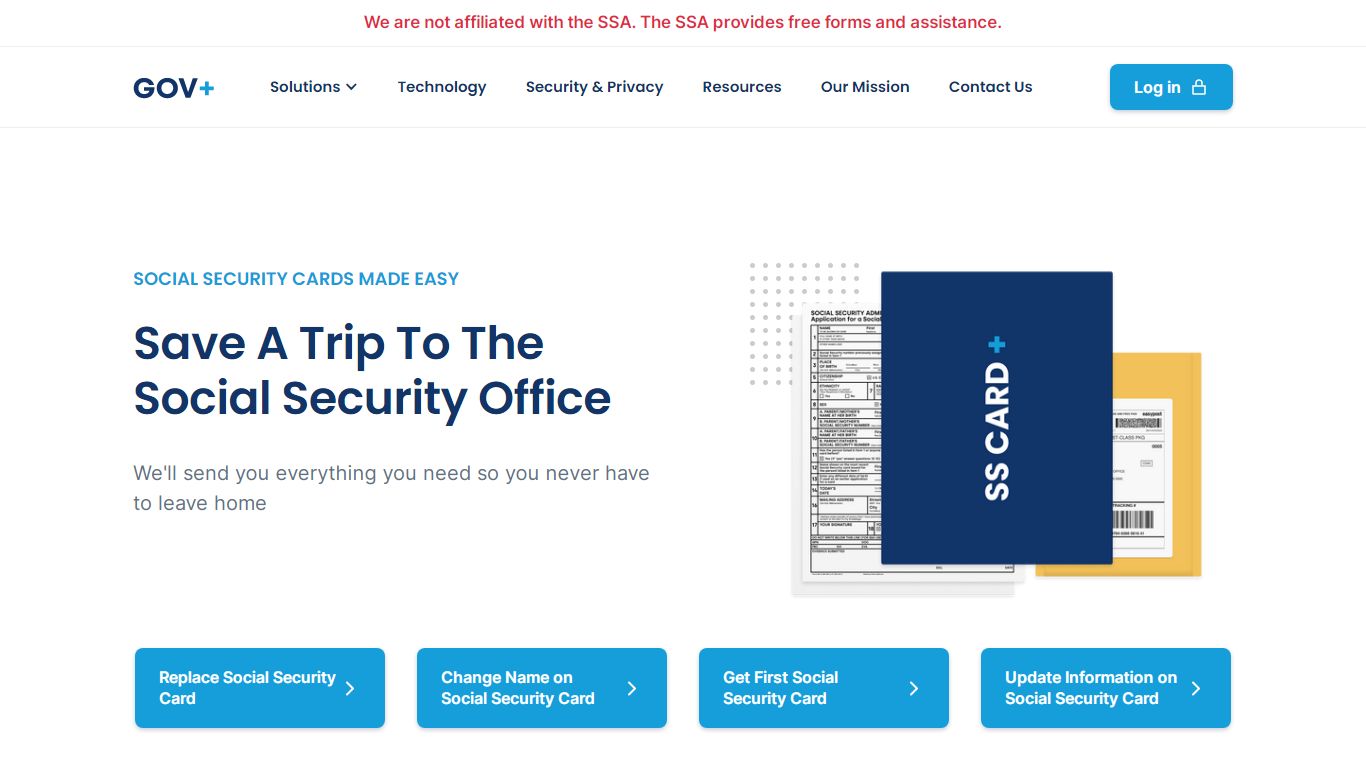 Replace Your Social Security Card Online | GOV+